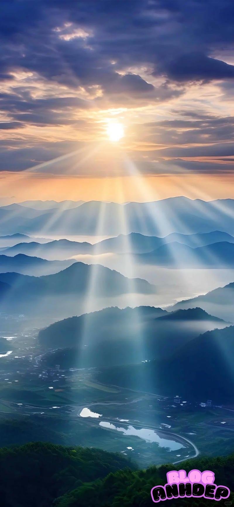 Album ảnh hình nền bình minh yên