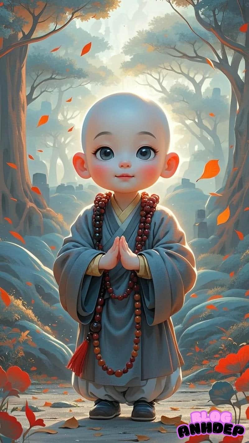 Album ảnh hình nền chú tiểu mới