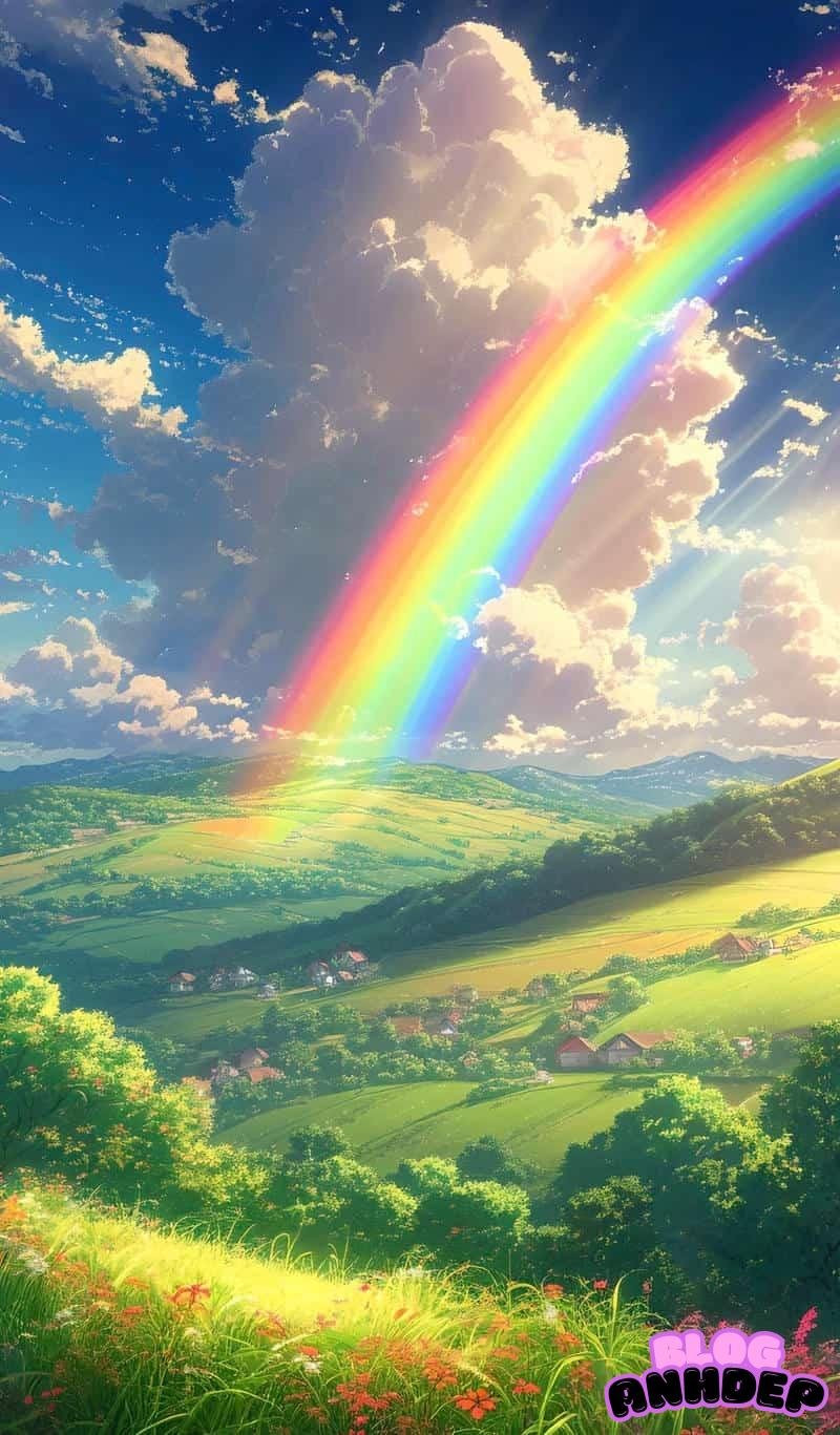 Album hình nền cầu vòng mới