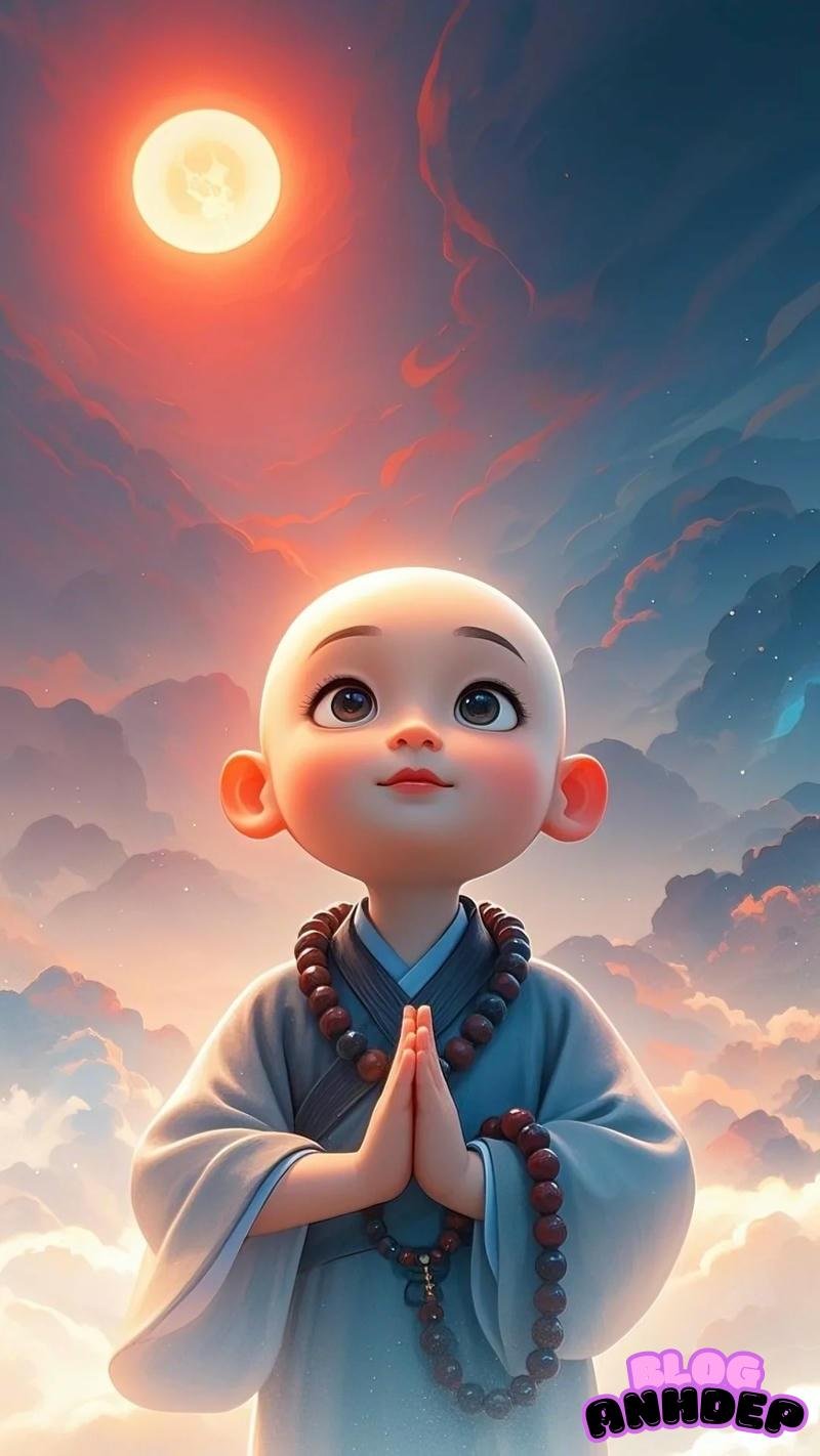 Album hình nền chú tiểu độc quyền