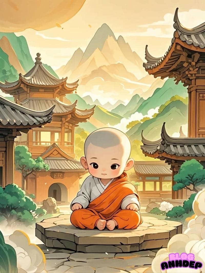 Album hình nền chú tiểu mới