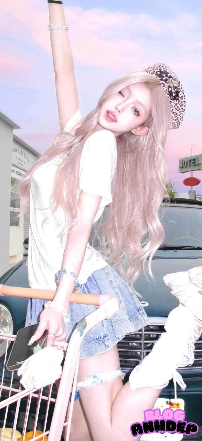 Album hình nền cô gái độc quyền