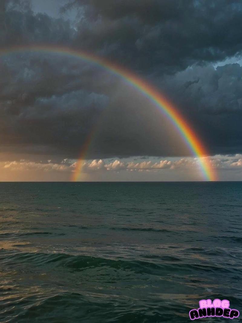 Ảnh hình nền cầu vòng sắc nét