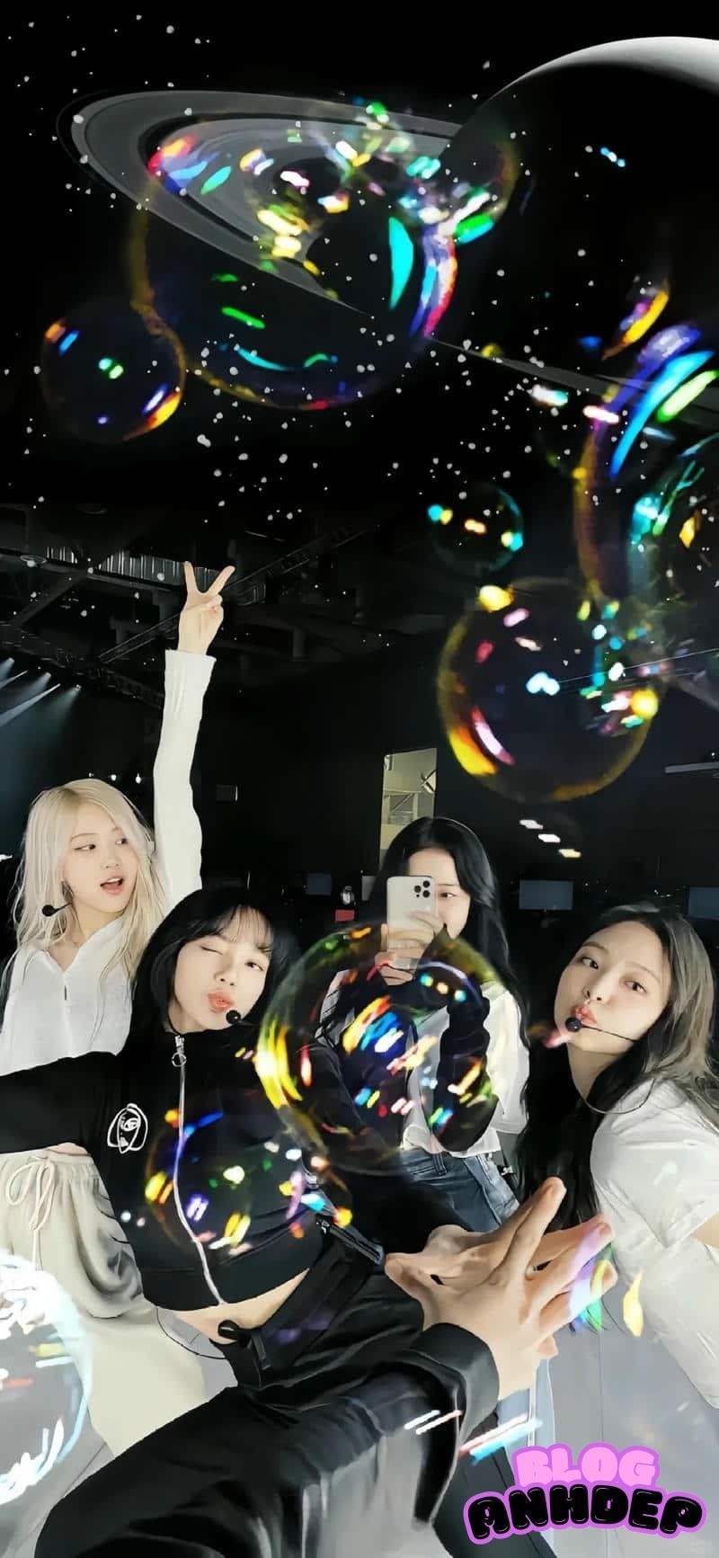 Bộ chủ đề hình nền black pink