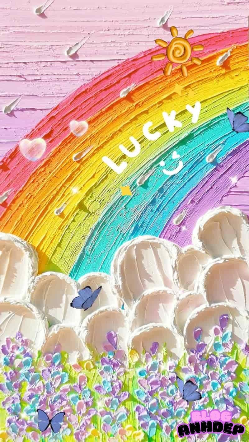 Bộ hình hình nền cầu vòng sắc nét