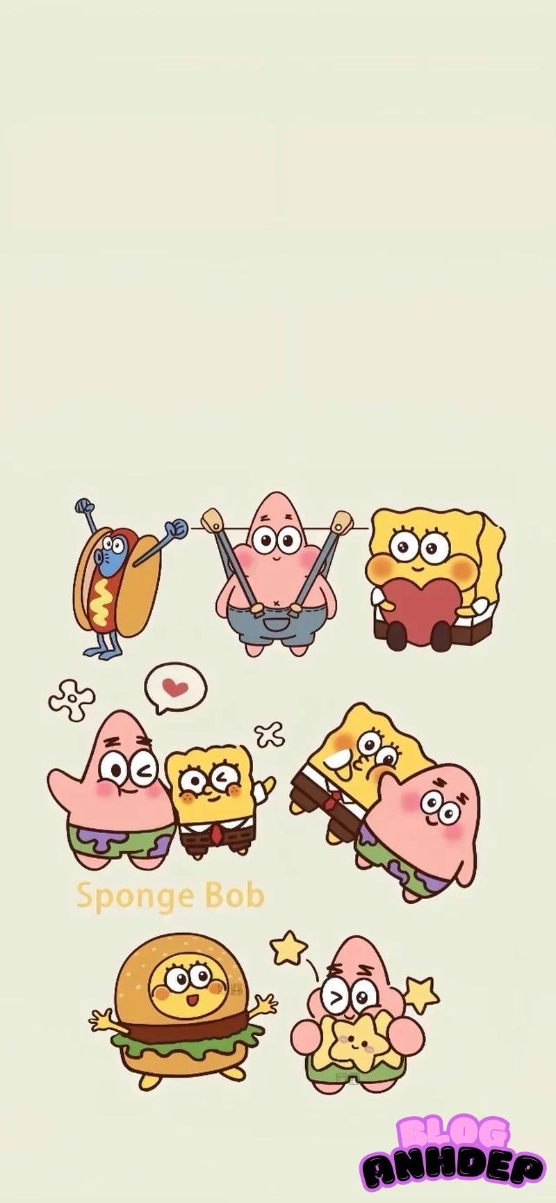 Bộ hình hình nền dễ thương sắc nét