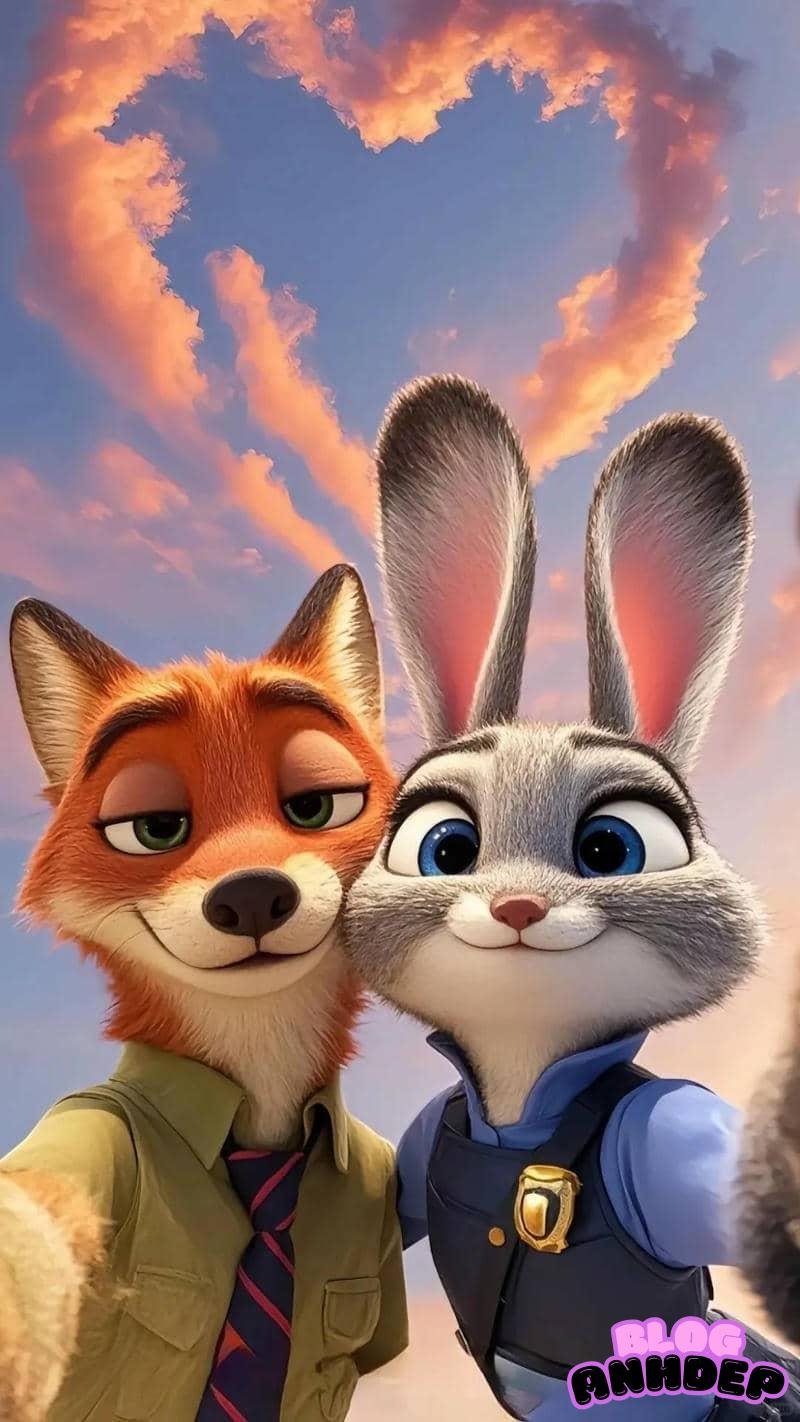 Bộ hình nền cặp đôi thu hút