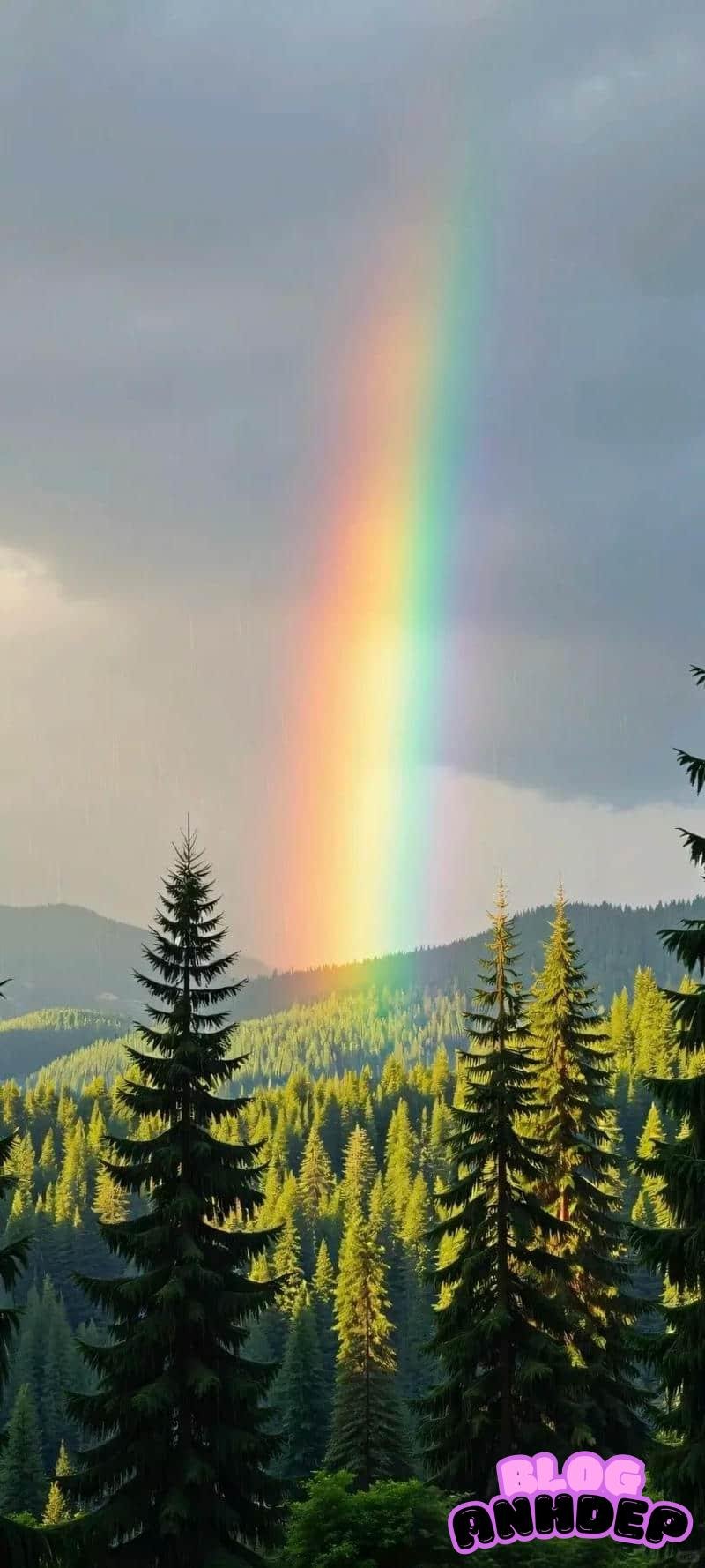 Bộ hình nền cầu vòng cuốn hút