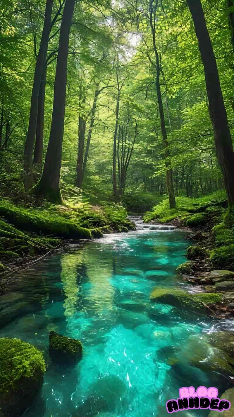 Bộ hình nền cây xanh thu hút