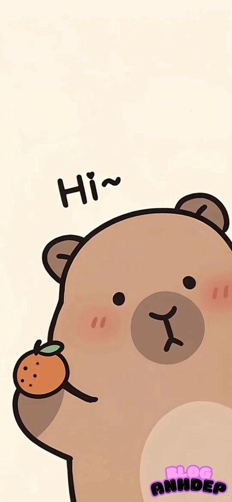 Bộ sưu tập hình nền capypara đẹp