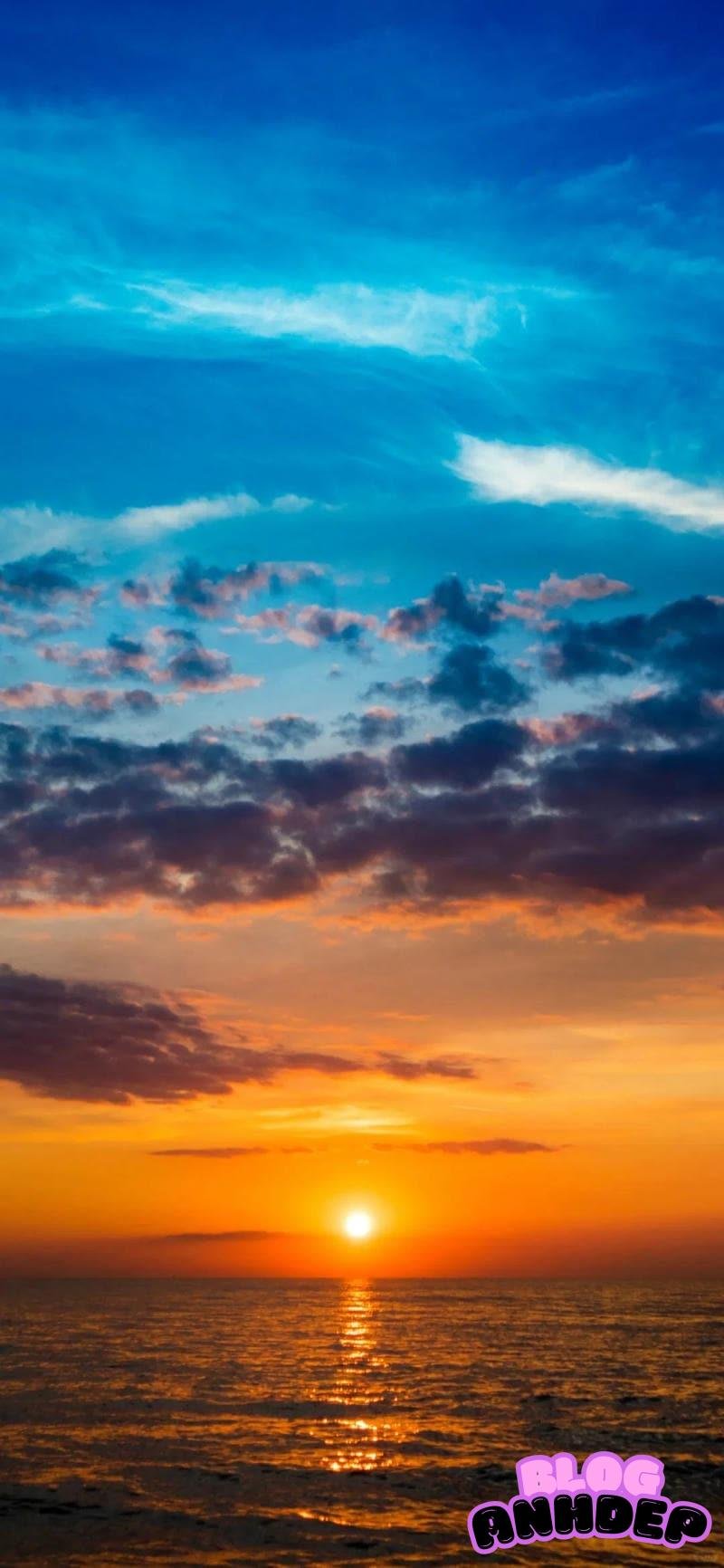 Chụp ảnh hình nền bình minh mới