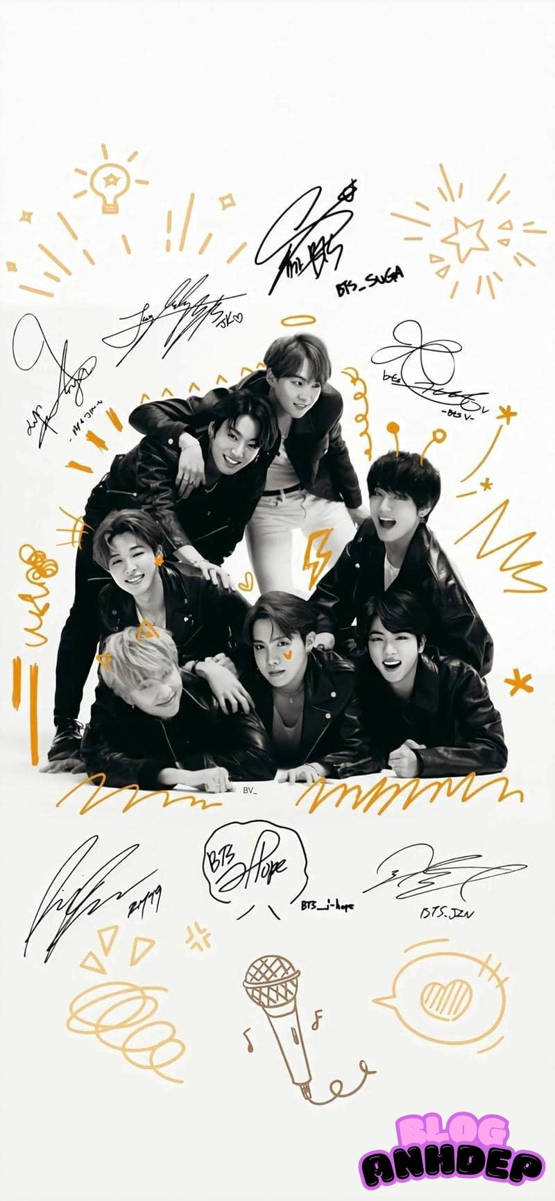 Danh sách hình nền bts