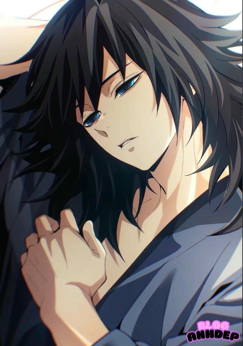 Giyu Tomioka tóc dài