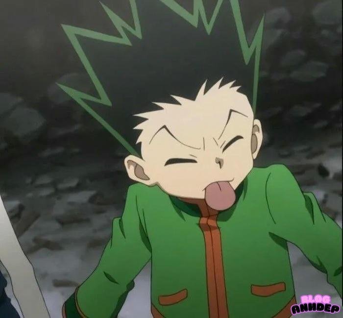 Gon Freecss lè lưỡi