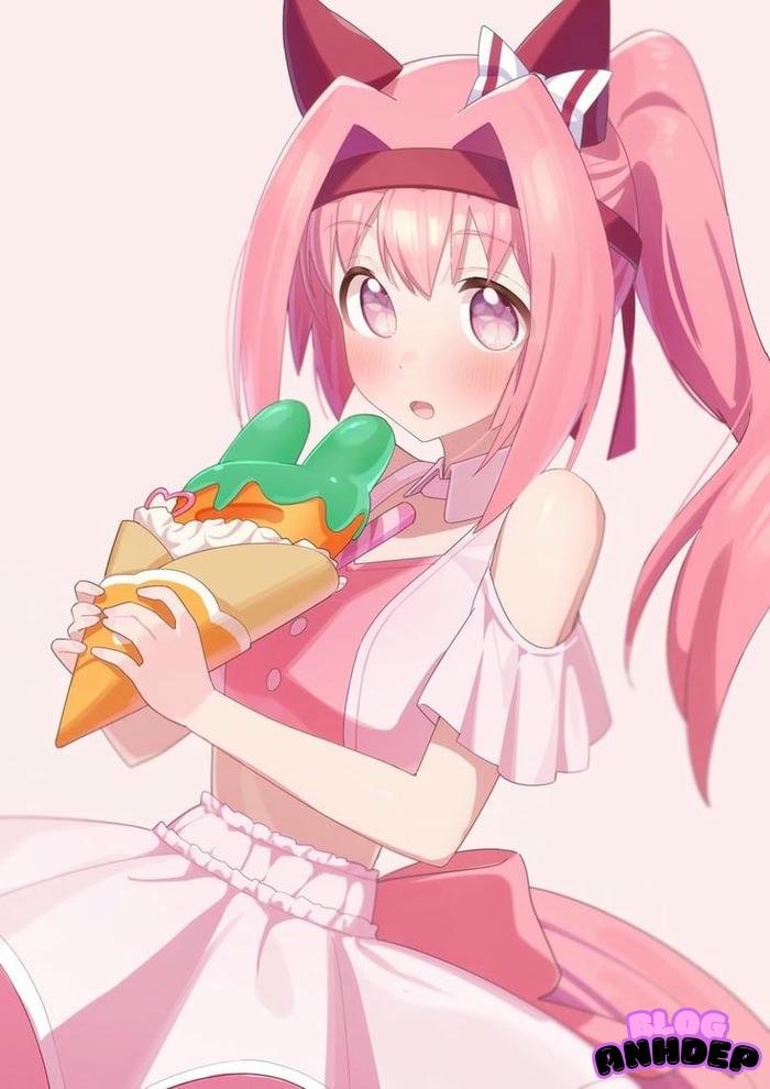 Haru Urara tóc hồng