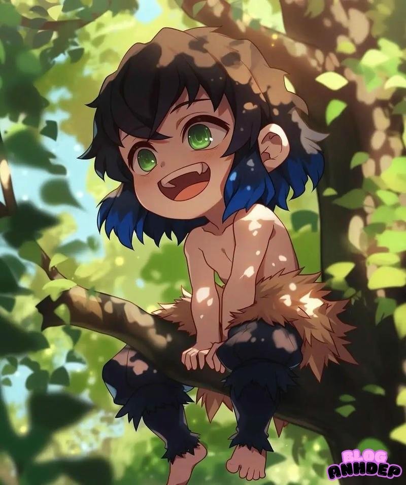 Inosuke Hashibira cười