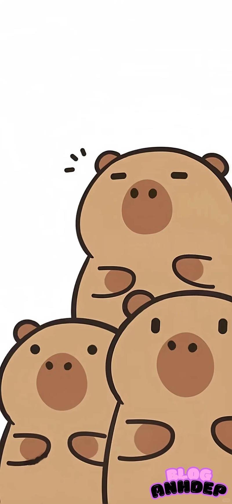 Loạt hình nền capypara chất lượng nhất