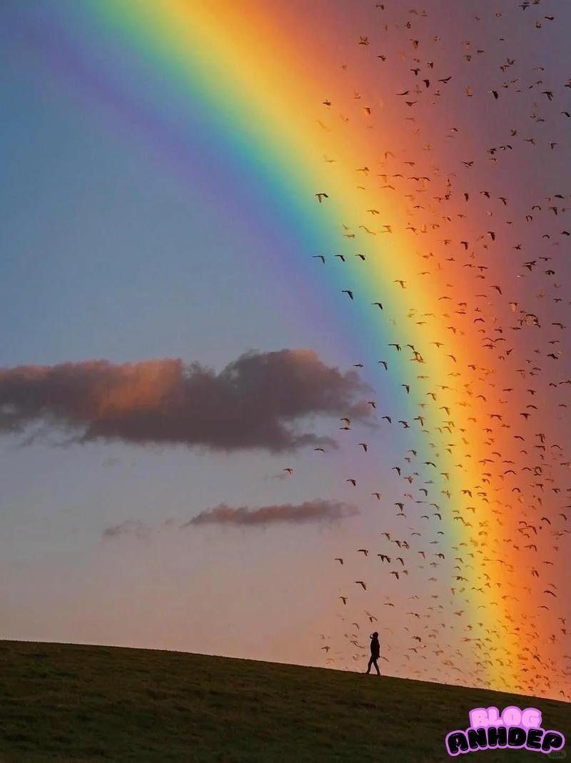 Loạt hình nền cầu vòng cuốn hút