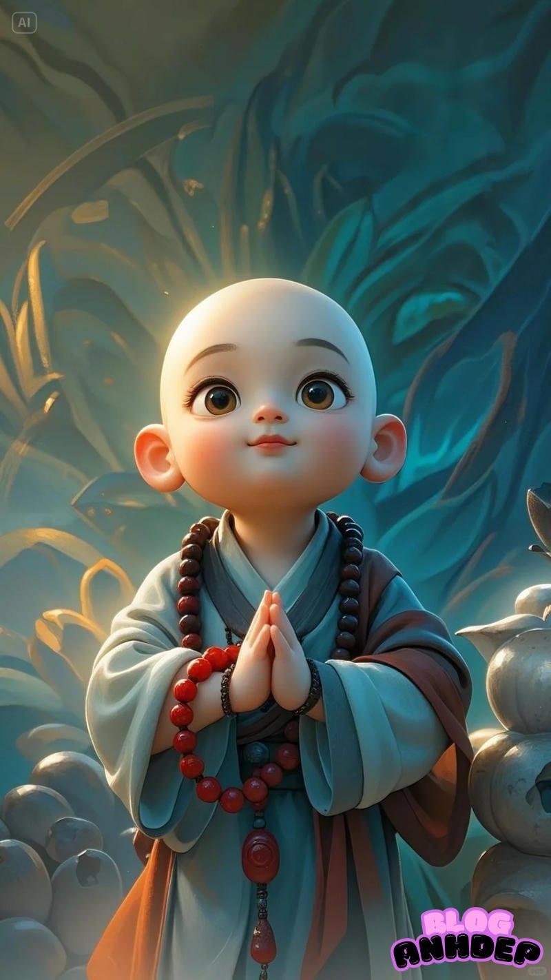 Loạt hình nền chú tiểu chất lượng