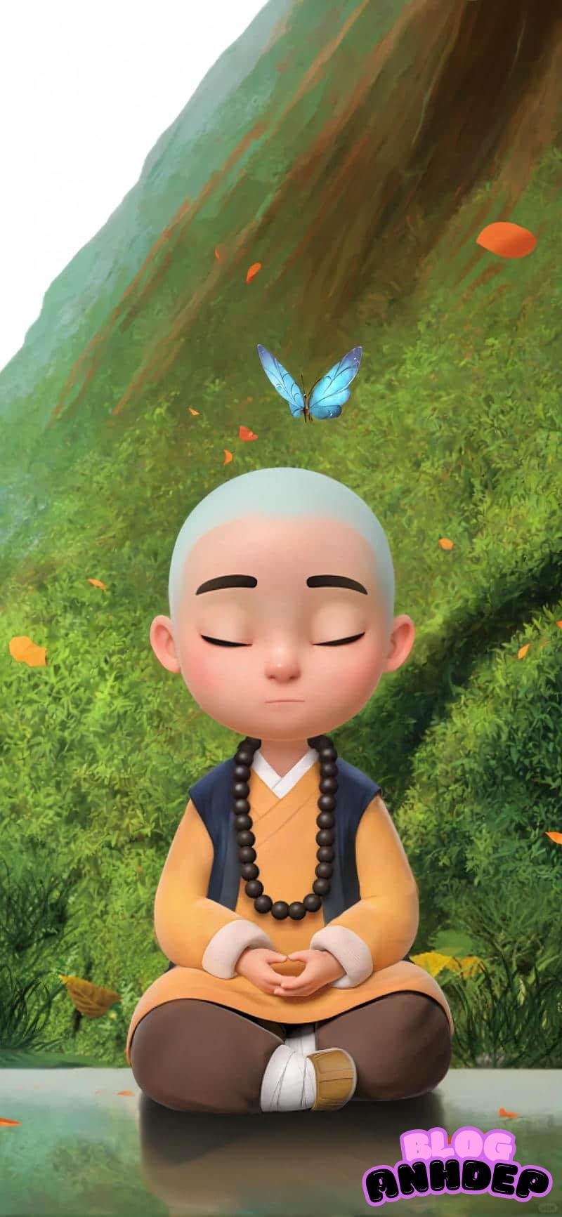 Loạt hình nền chú tiểu cuốn hút