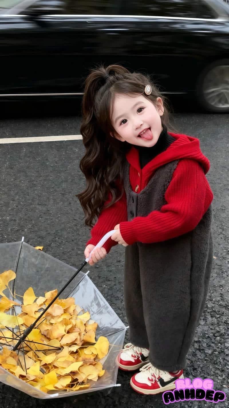 Ngắm ảnh hình nền bé gái dễ thương