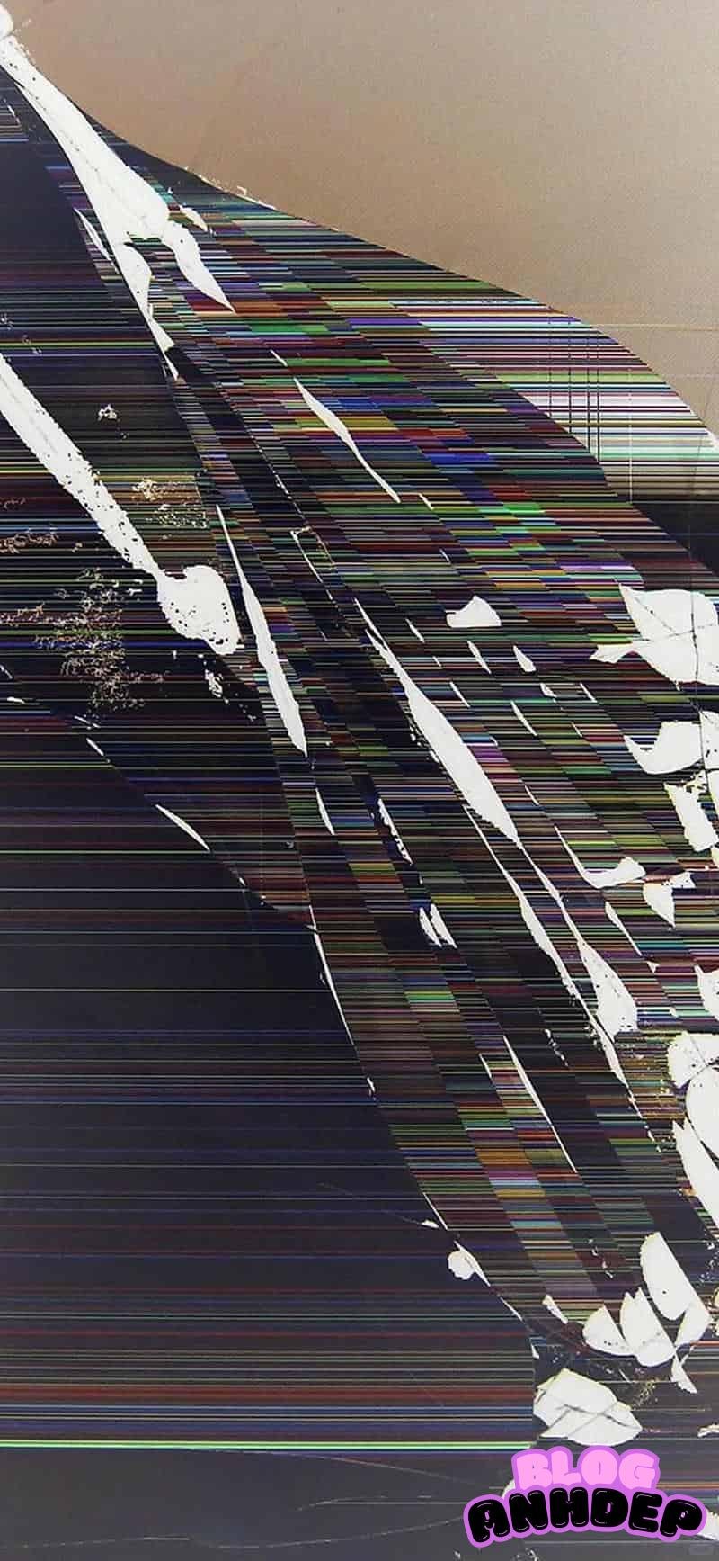 Ngắm ảnh hình nền bể màn hình vỡ