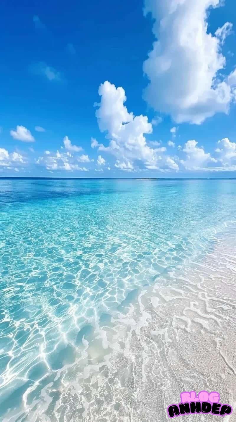 Ngắm ảnh hình nền biển nhẹ nhàng
