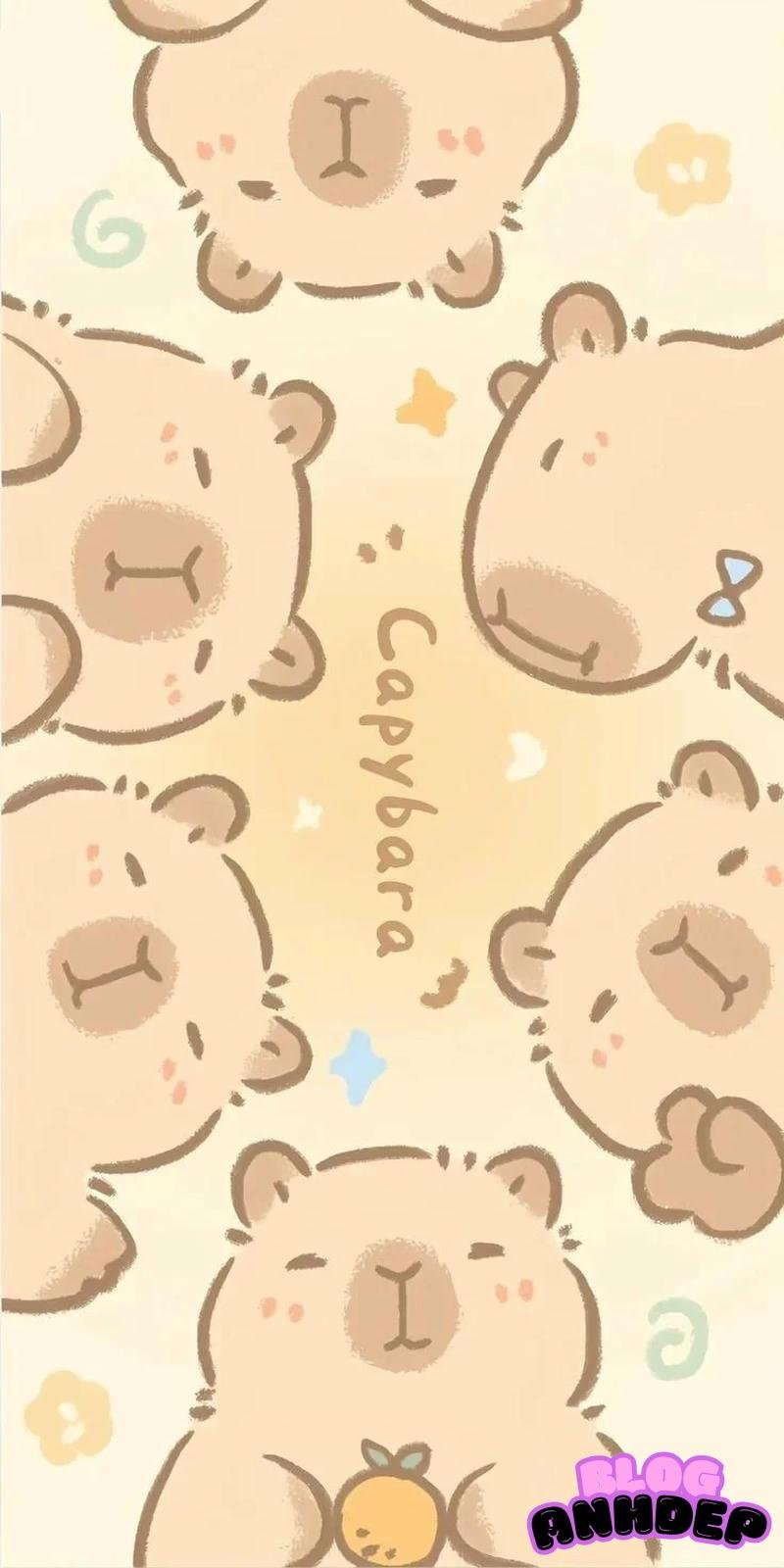 Ngắm hình nền capypara miễn phí