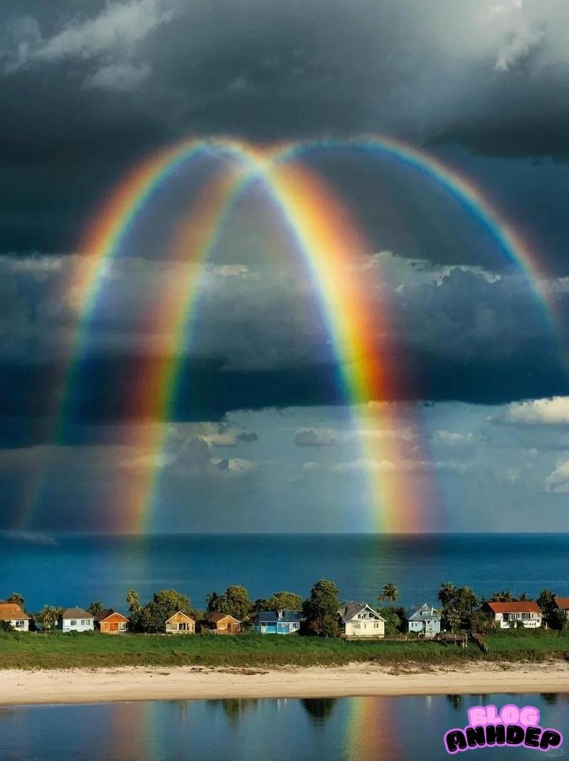 Ngắm hình nền cầu vòng miễn phí