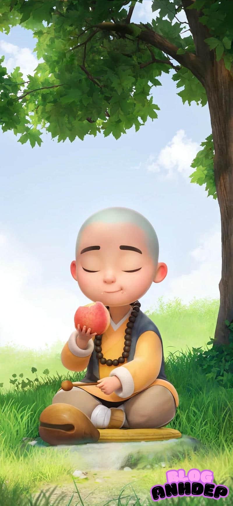 Ngắm hình nền chú tiểu miễn phí