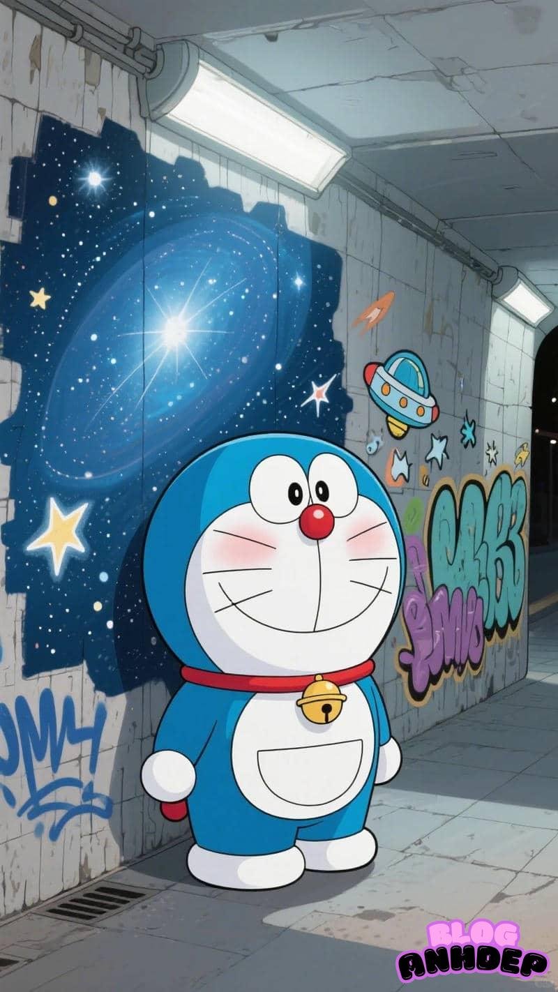 Ngắm hình nền doraemon thu hút