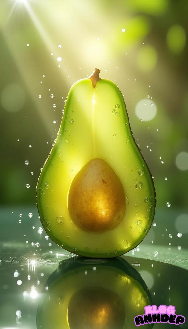 Ngắm nhìn hình nền bơ