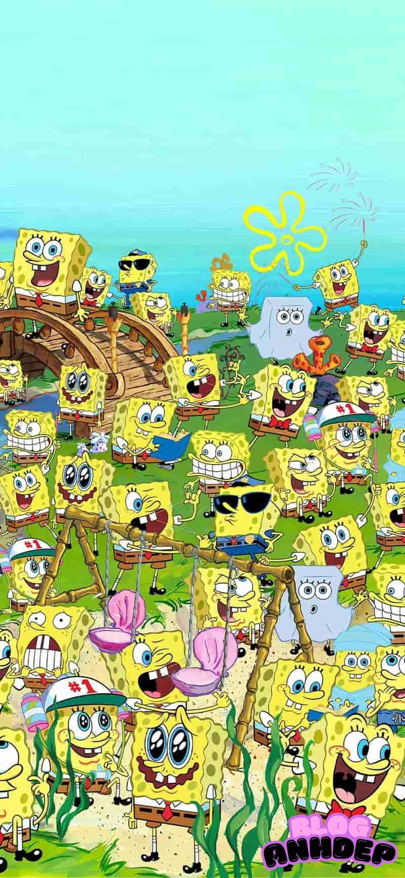 Tải hình nền bọt biển độc đáo