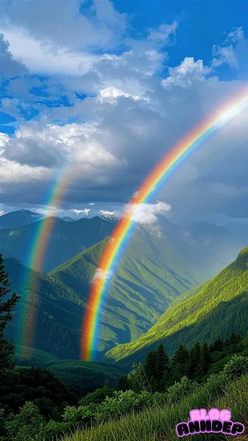 Tổng hợp hình nền cầu vòng chất lượng