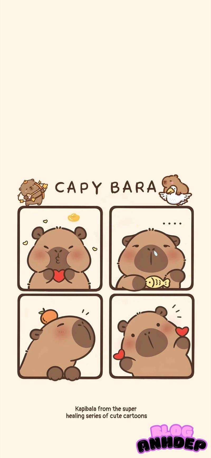 Tuyển tập bộ hình nền capypara miễn phí