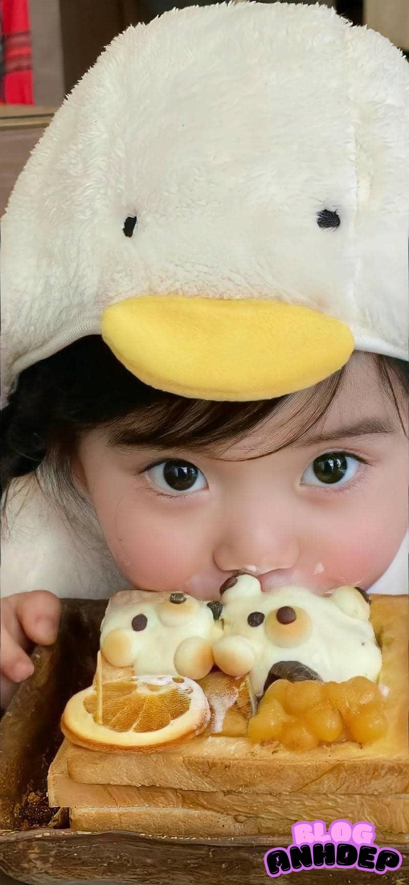 Xem ảnh đáng yêu hình nền bé gái dễ thương