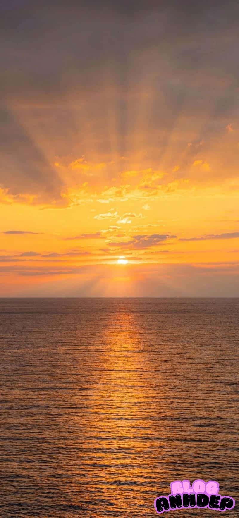 Xem ảnh hình nền bình minh ấm áp