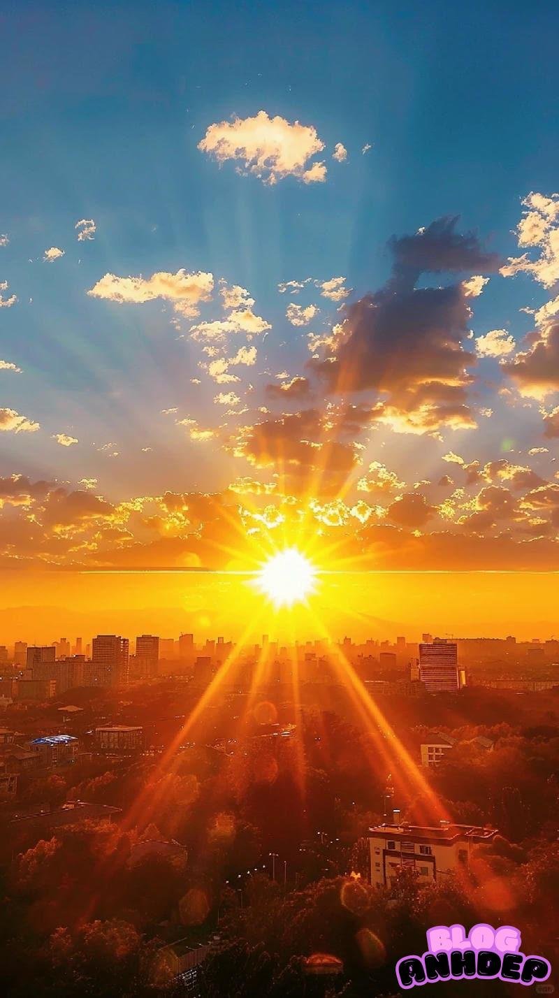 Xem ảnh hình nền bình minh trong lành