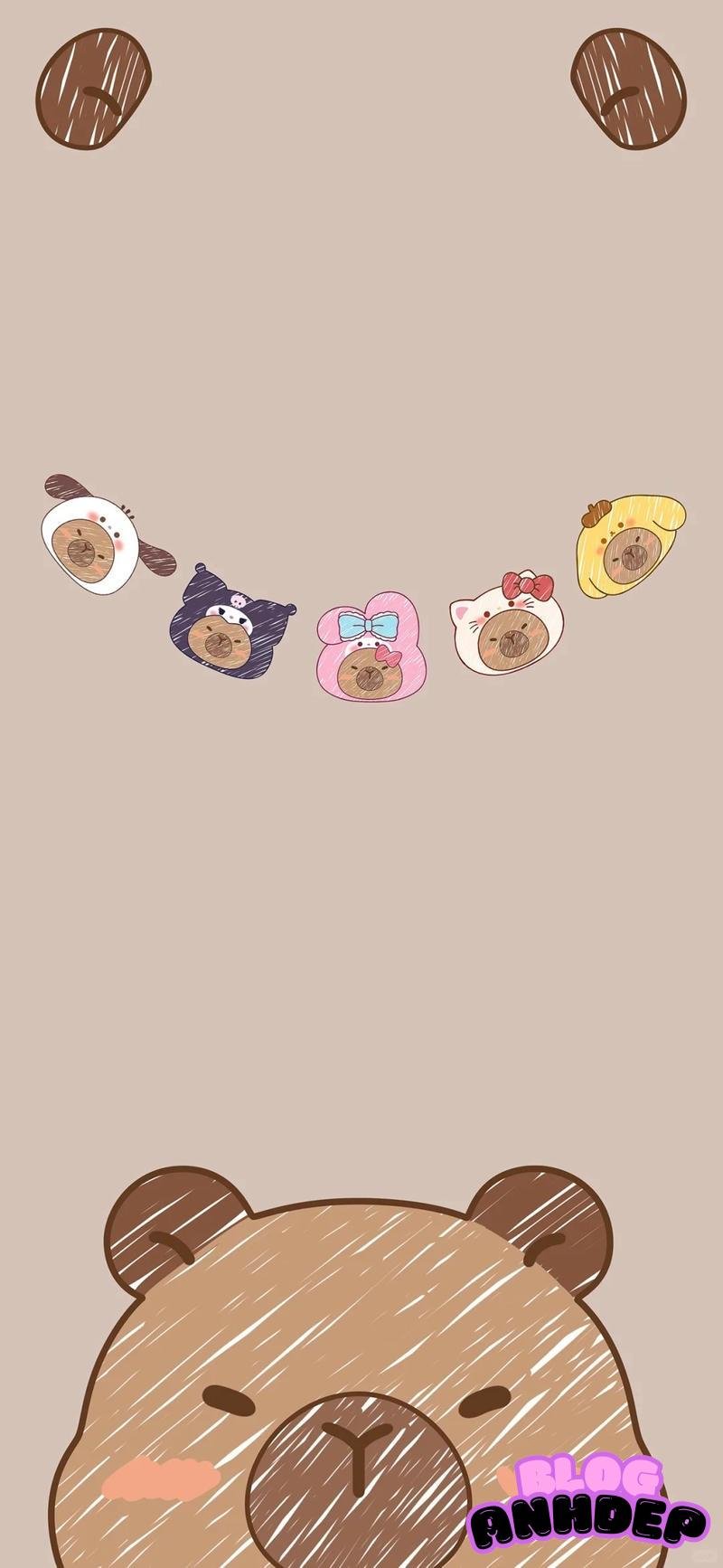 Xem hình hình nền capypara chất lượng