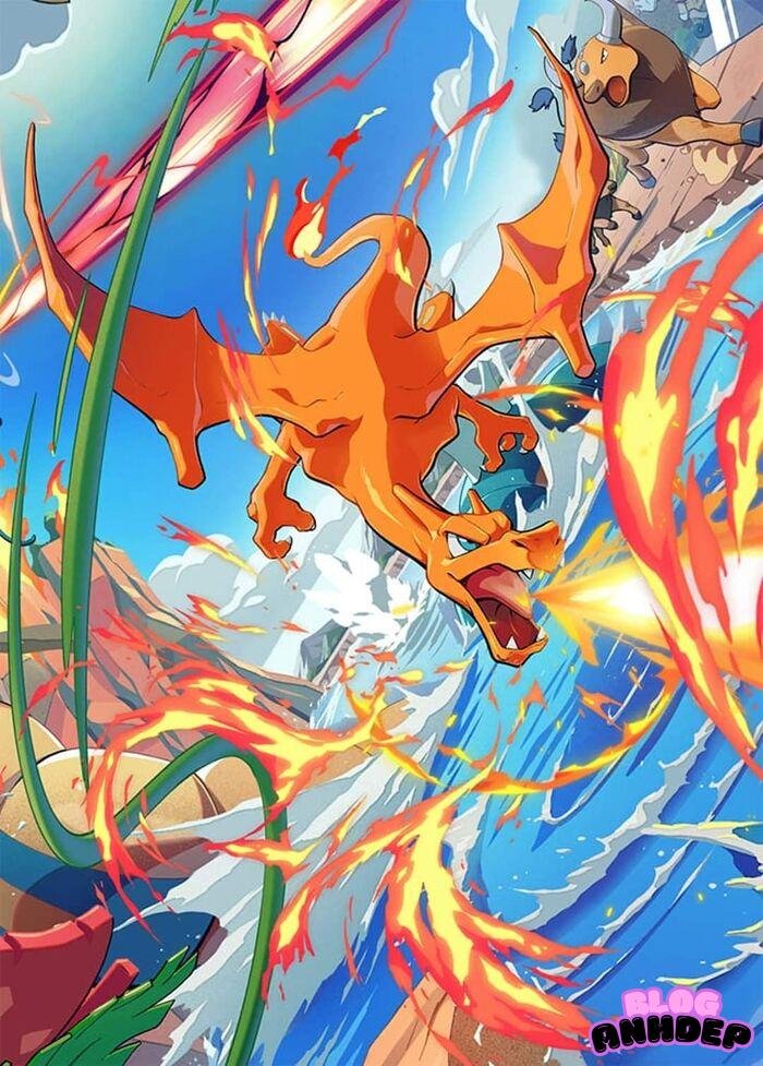 ảnh Charizard chất nhất