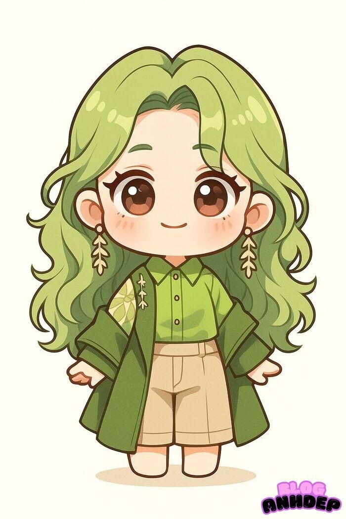 ảnh anime chibi girl cute dễ vẽ siêu đẹp