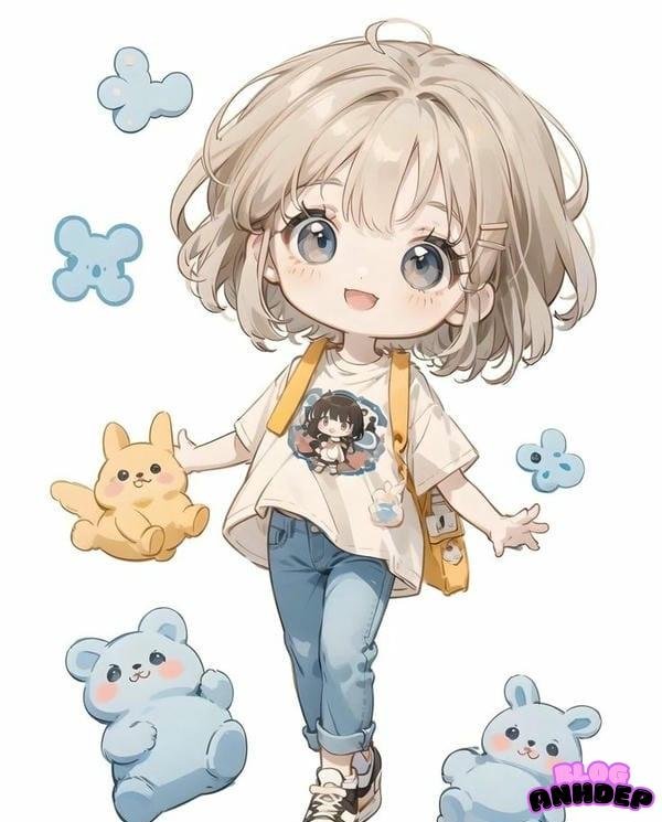 ảnh anime nữ chibi