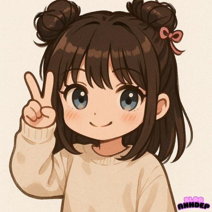 ảnh anime nữ chibi cute đẹp