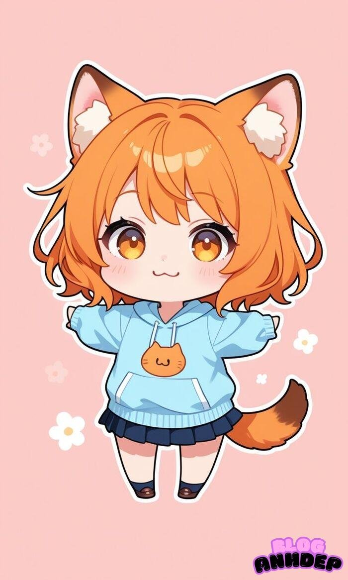 ảnh anime nữ chibi cute nhất