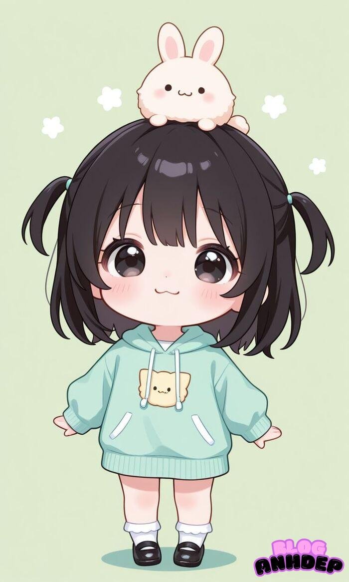 ảnh anime nữ chibi siêu xinh