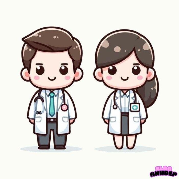 ảnh bác sĩ chibi cực đẹp xinh
