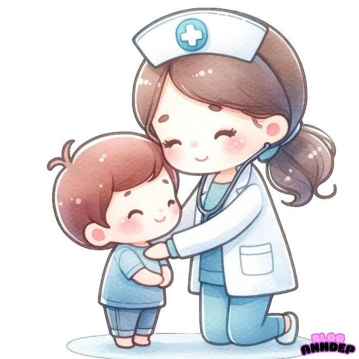 ảnh bác sĩ chibi đẹp