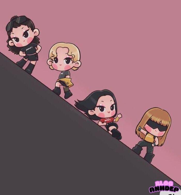 ảnh blackpink chibi cute nhất