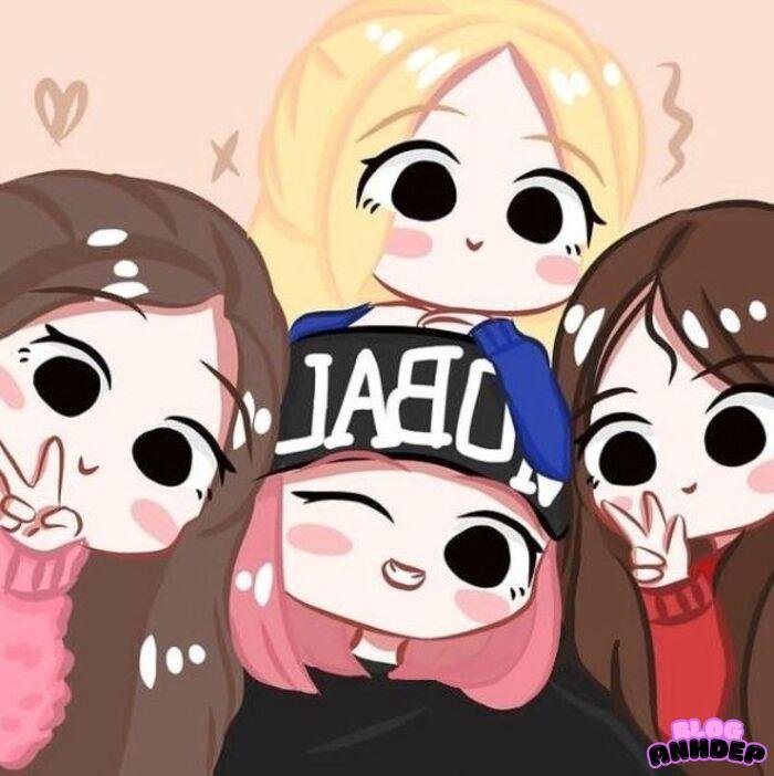 ảnh blackpink chibi đẹp
