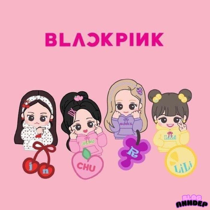 ảnh blackpink chibi xinh xỉu